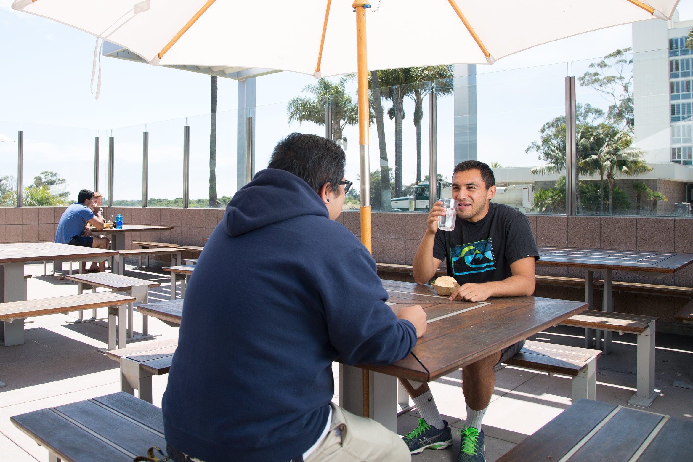 outdoor dining at UC Santa Barbara