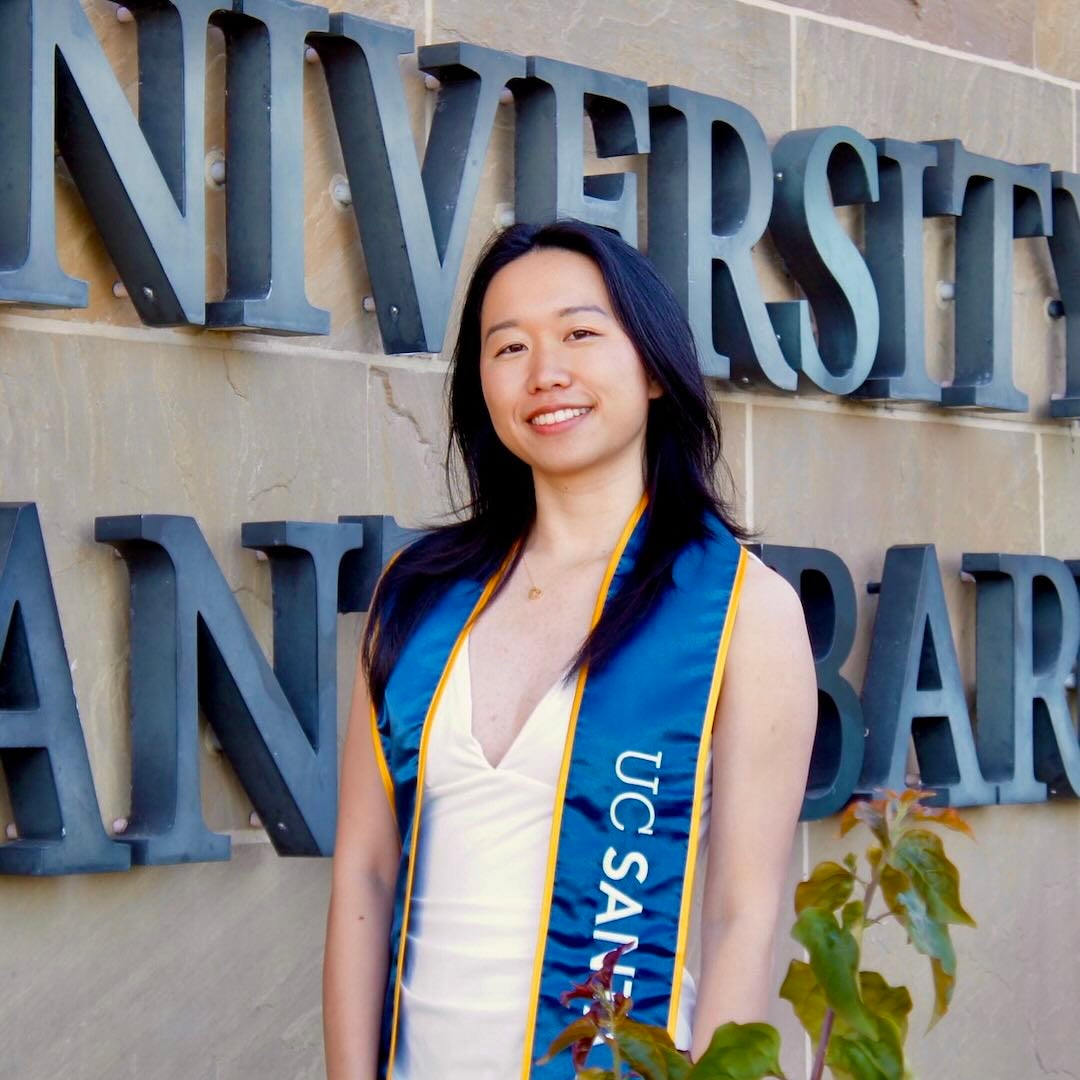 Nicole Xu 2026 grad in regalia