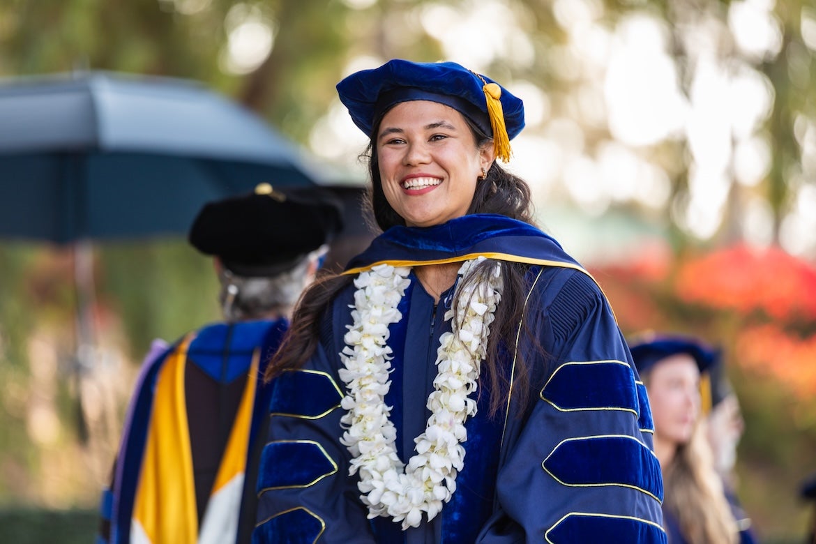 Happy student at the Commencement