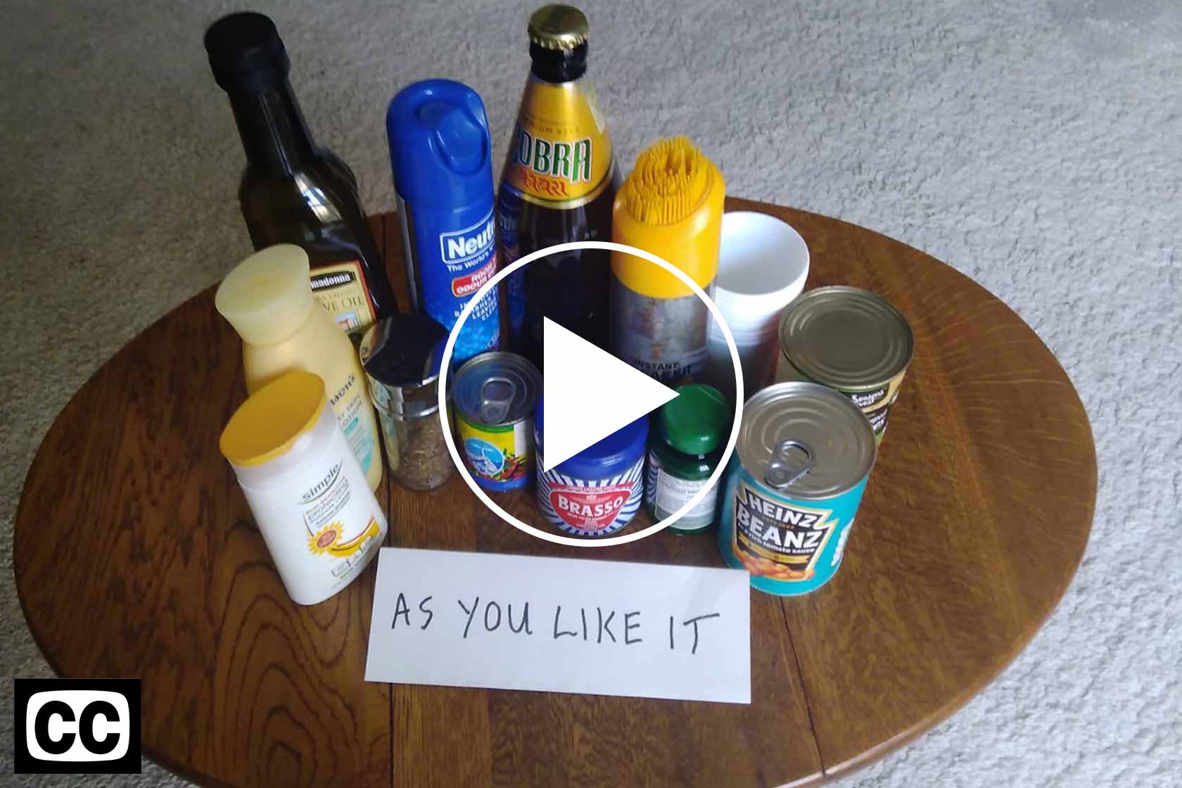 table-top Shakespeare As You Like It