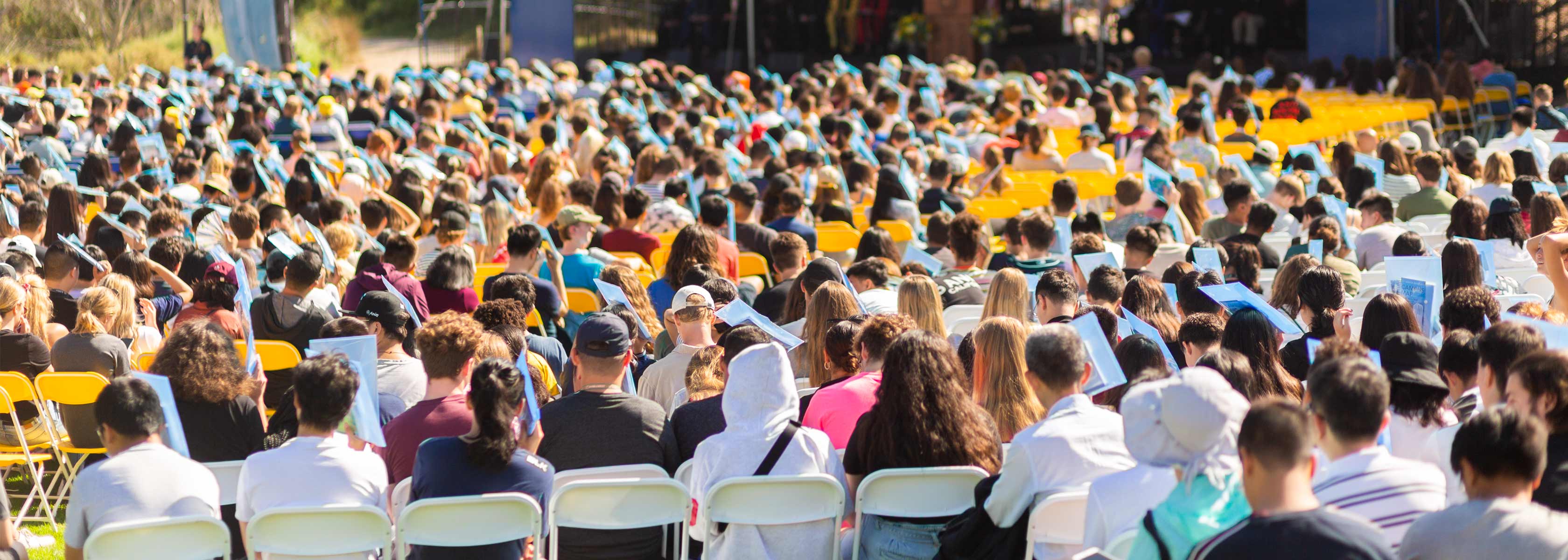 New students gathered for Convocation