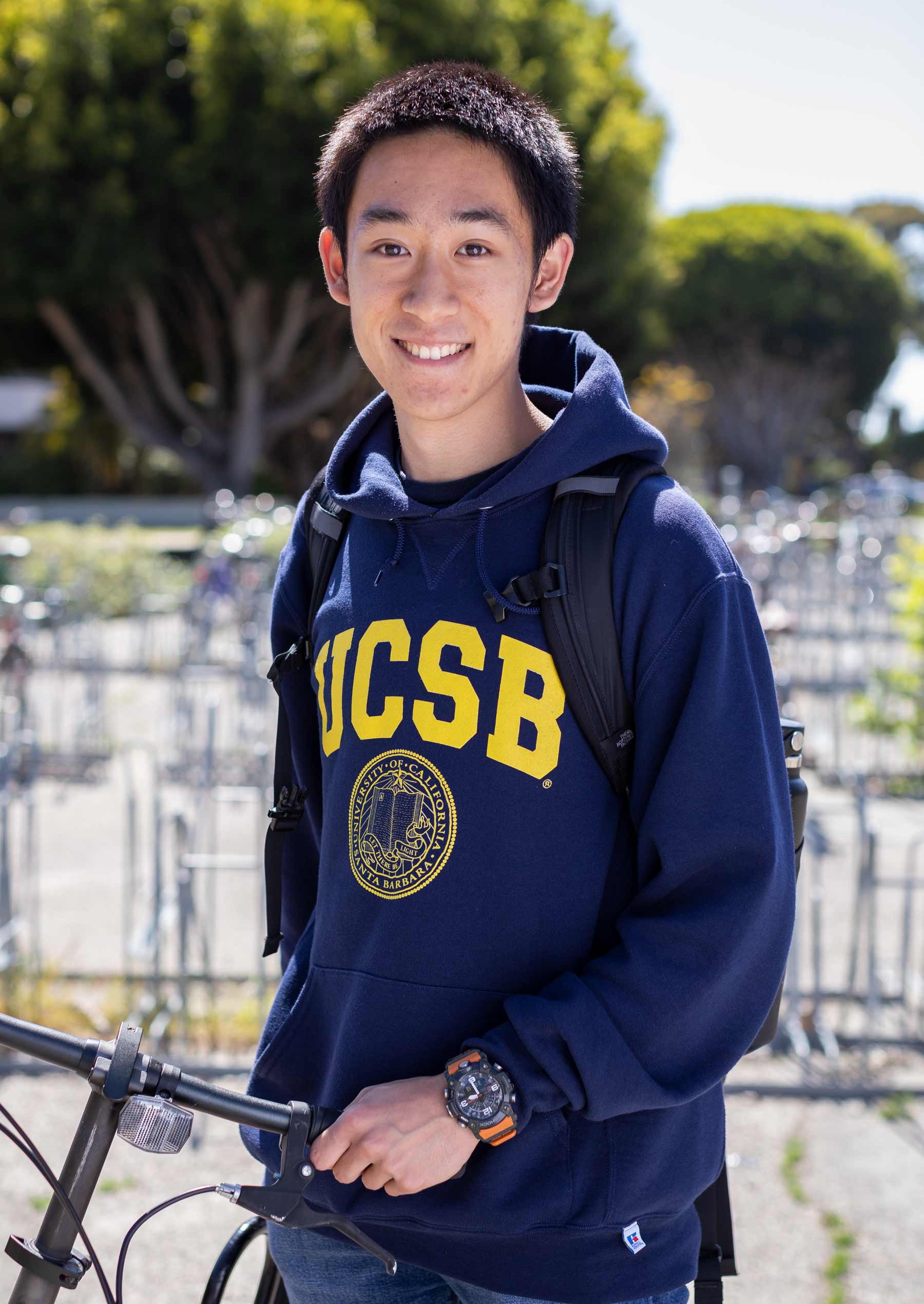 Shiuan Cheng - an undergraduate student at UC Santa Barbara