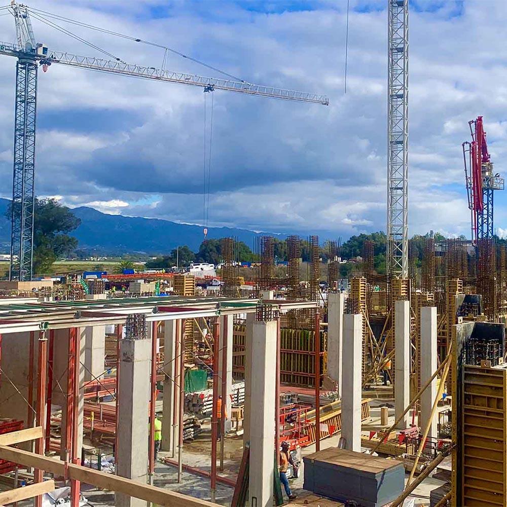 San Benito residence hall under construction