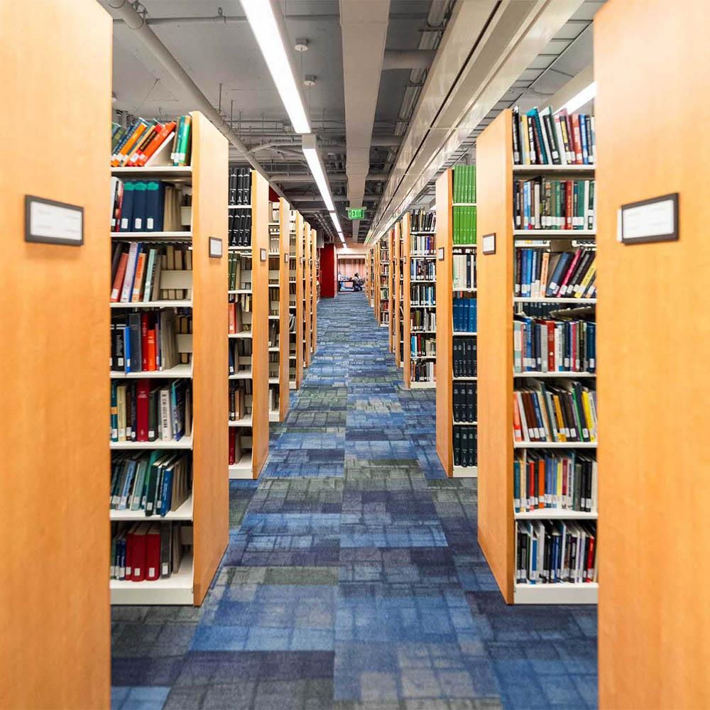 Bookstacks at the UC Santa Barbara Library